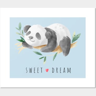 Panda Sweet Dream Posters and Art